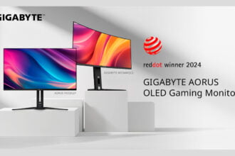 Gigabyte recebe prêmio Red Dot por design de duplo monitor | Tec Plus+