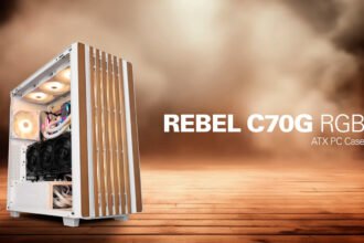 Sharkoon lançou o Rebel C70G RGB: gabinete mid tower com detalhes em madeira | Tec Plus+